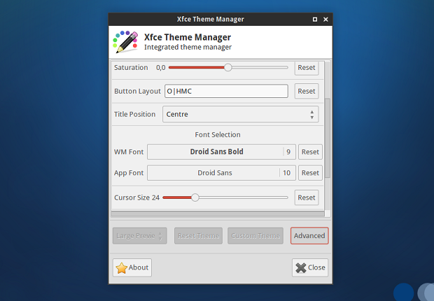 Xfce Theme Manager: um aplicativo simples para mudar qualquer tema Xfce