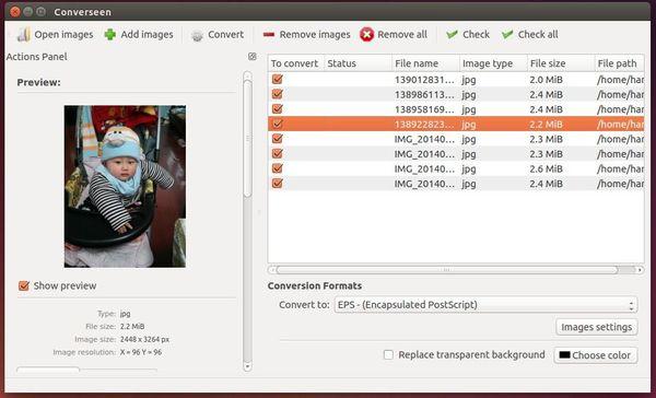 How to install the latest version of the Converseen image converter