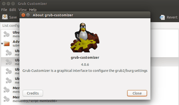 grub customizer ubuntu