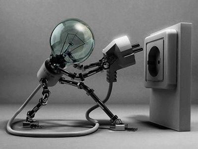 Lampada querendo luz