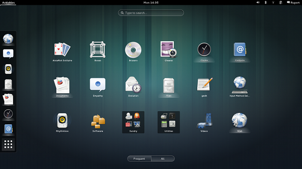 Lançado GNOME 3.8