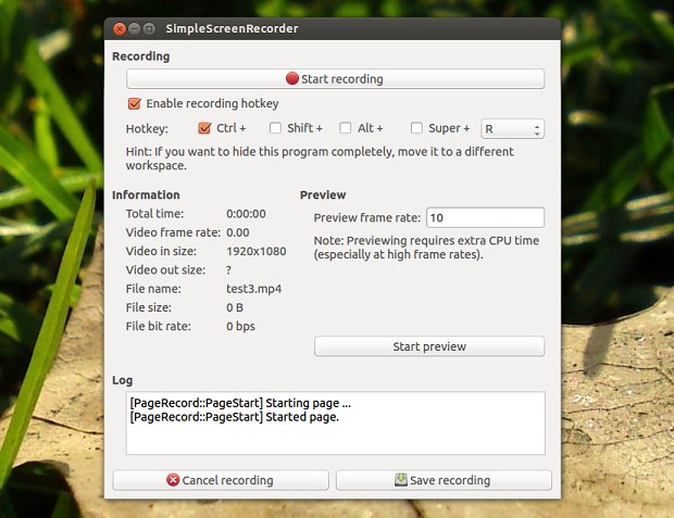 Como instalar o gravador de tela SimpleScreenRecorder no Linux via Snap