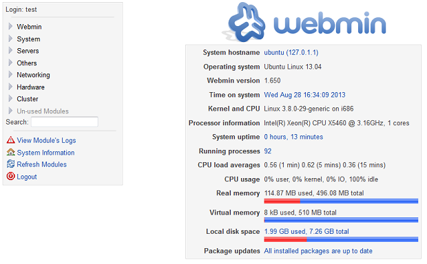 Como instalar o Webmin no Ubuntu, Debian e derivados