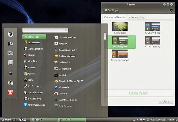 Instale o tema Ambiance-Crunchy no Ubuntu e derivados 7 ambiance-crunchy-cinnamon