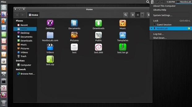 Installe o tema DeLorean-Dark no Ubuntu e derivados 3 deloreandark-1