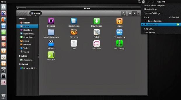 Installe o tema DeLorean-Dark no Ubuntu e derivados 4 deloreandark-2