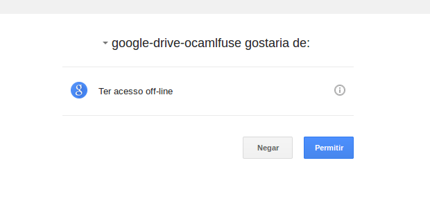Monte Google Drive no Linux 