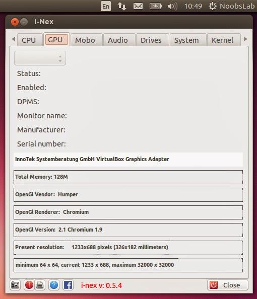 Instale a ferramenta de informações de hardware i-Nex no Ubuntu e derivados