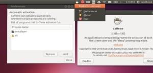 Impedir o bloqueio da tela: instale Caffeine no Ubuntu