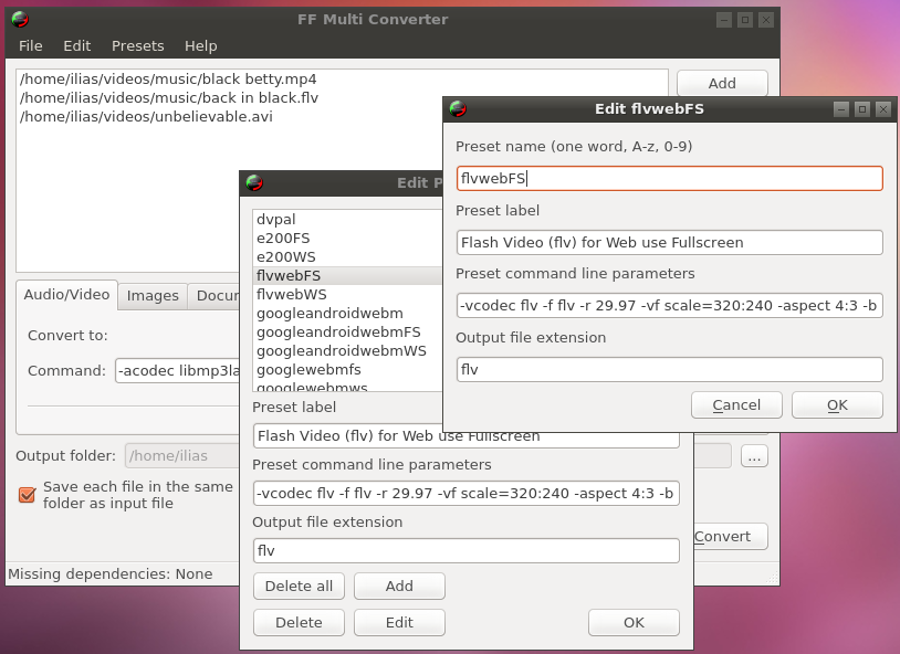 Lançado o FF Multi Converter 1.6.0 - Instale no Ubuntu e derivados 6 ff1.5.0-screen5