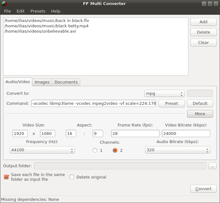 ffmulticonverter1.5.0-screen1
