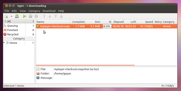Gerenciador de download: Instale o uGet no Ubuntu