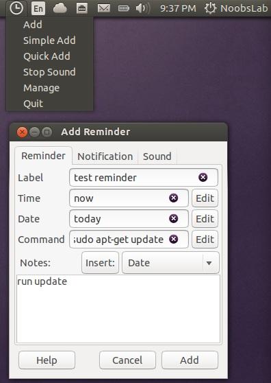 Lembretes: Instale Reminder Indicator no Ubuntu e derivados