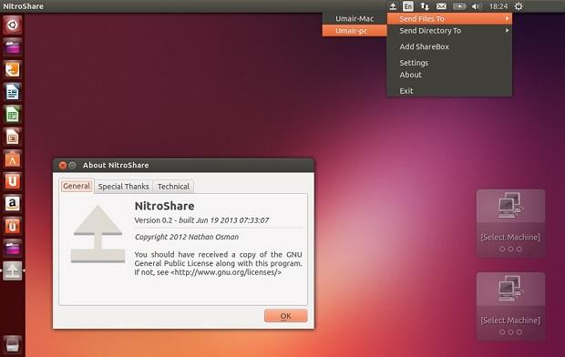 Como instalar o app de transferência de arquivos NitroShare no Ubuntu, Fedora, Arch Linux e derivados