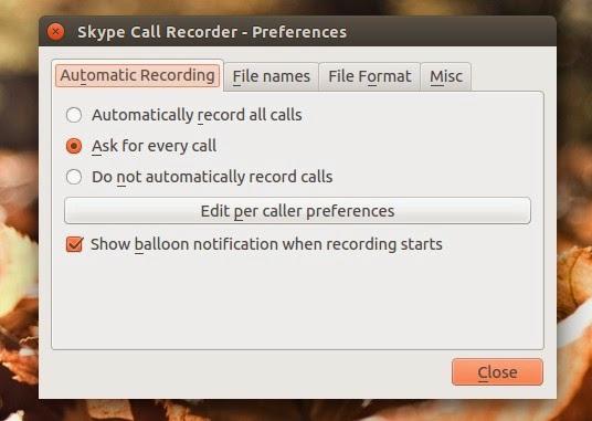 Gravar chamadas Skype no Linux - veja como fazer usando o Skype Call Recorder