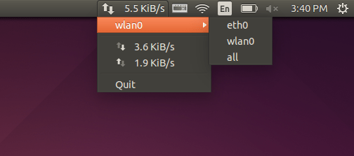 Como instalar o Applet Netspeed Indicator no Ubuntu
