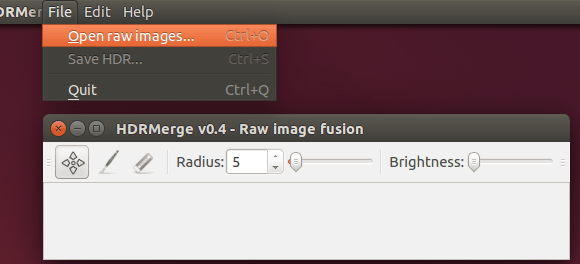 Instale o HDRMerge e crie imagens HDR (Raw Exposure Merging) no Ubuntu