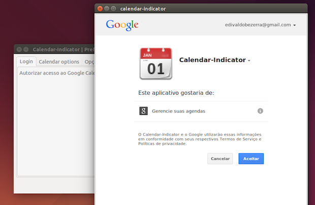 google calendar indicator