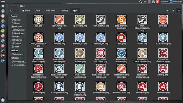 Instale os conjuntos de ícones Ardis e Ursa no Ubuntu Instale os conjuntos de ícones Ardis e Ursa no Ubuntu