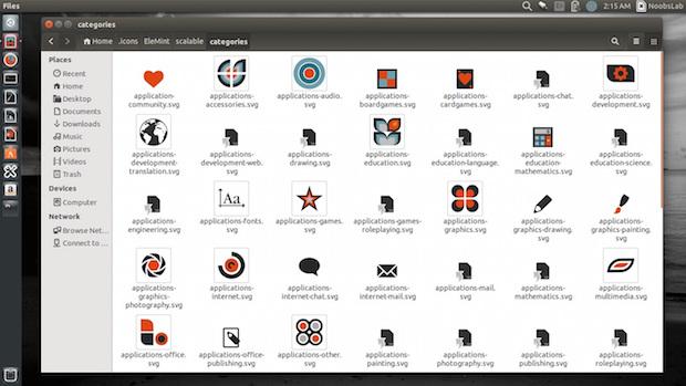 Instale o conjunto de ícones Elemint no Ubuntu