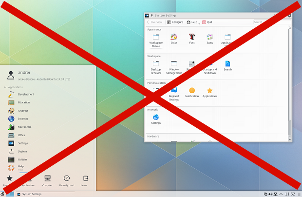 remover o KDE Plasma 5 