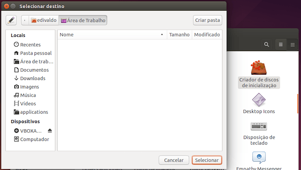 Como adicionar atalhos de aplicativos na área de trabalho do Unity