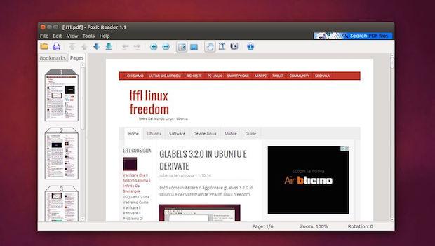 Foxit Reader no Ubuntu