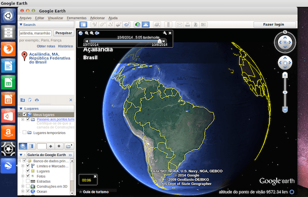 Como instalar o Google Earth no Ubuntu usando um script