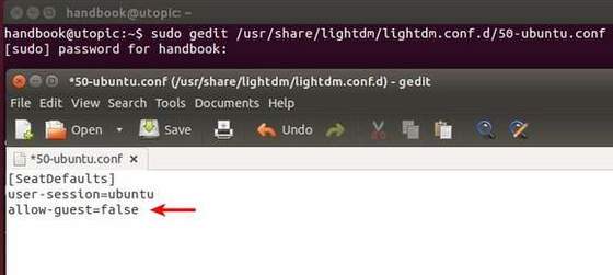 Como remover a Sessão Convidado da tela de login do Ubuntu Como remover a Sessão Convidado da tela de login do Ubuntu