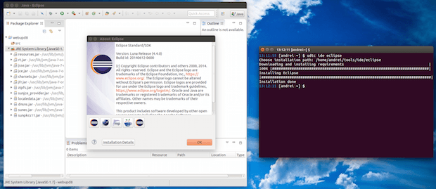 ubuntu developer tools center