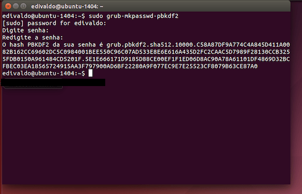 Como fazer para o GRUB exigir uma senha para iniciar o sistema