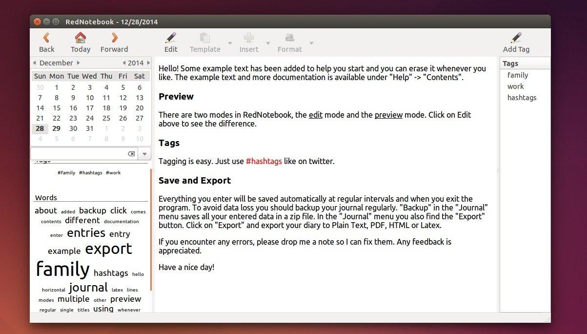 Como instalar o app de diário RedNotebook no Ubuntu