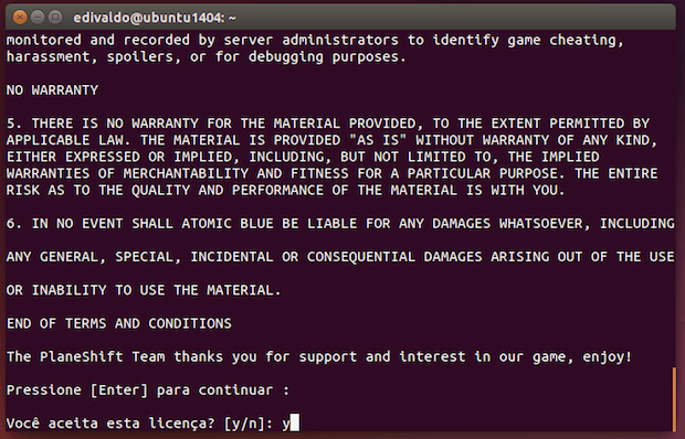Como instalar o jogo PlaneShift no Linux