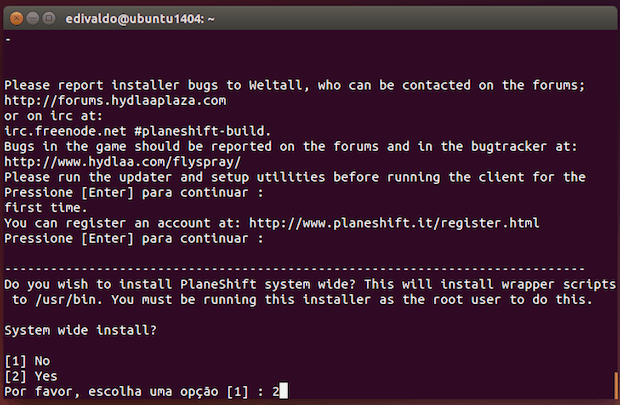 Como instalar o jogo PlaneShift no Linux