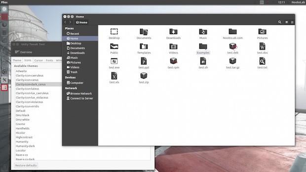 Instalando o conjunto de ícones Clarity no Ubuntu