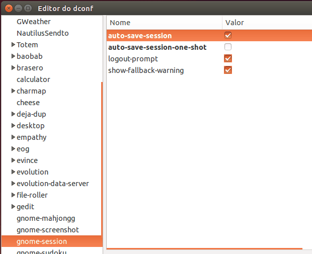 Como fazer o sistema lembrar e restaurar a última sessão no Ubuntu Como fazer o sistema lembrar e restaurar a última sessão no Ubuntu