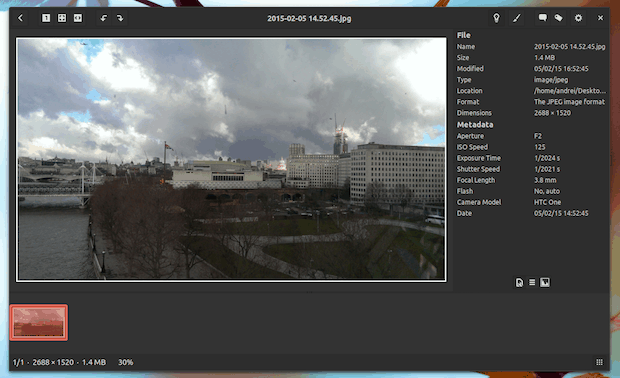 visualizador de imagens gThumb