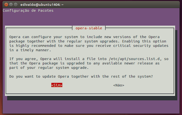 Como instalar a versão mais recente do Opera no Linux