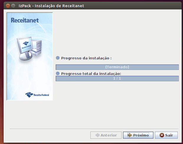 Como instalar a versão multiplataforma do Receitanet no Linux