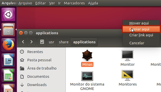 Como adicionar atalhos de aplicativos na área de trabalho do Unity