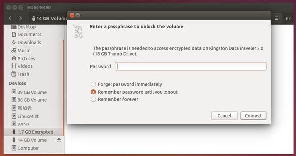 Como criptografar um pendrive para uso apenas no Linux