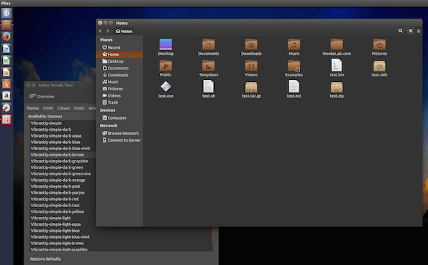Instalando o conjunto de ícones Vibrantly-Simple no Ubuntu