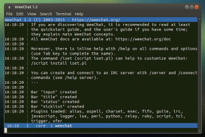 Bate papo no terminal - instale o WeeChat no Ubuntu