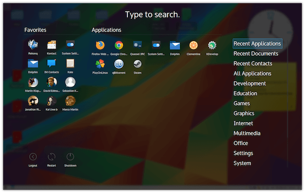 KDE Plasma 5.4