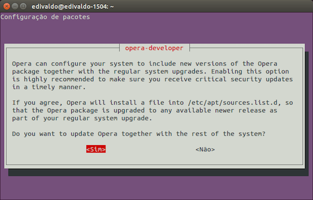Como instalar a versão mais recente do Opera no Linux