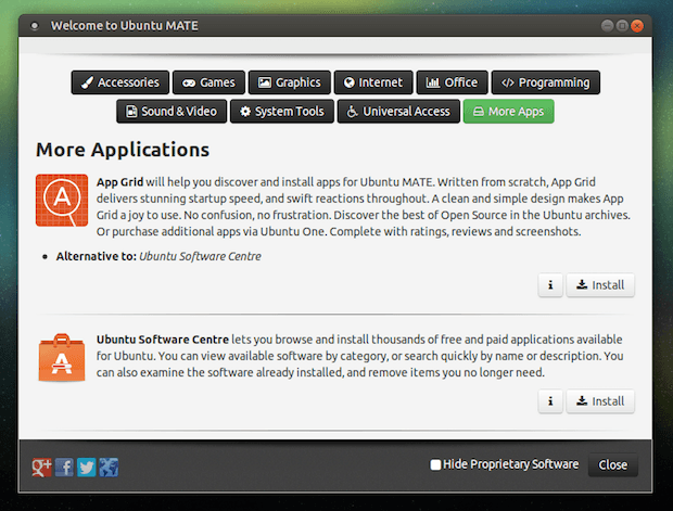 ubuntumate-wily-welcome-software-install