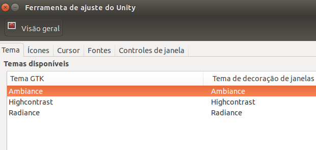 Como mudar o tema e conjunto de ícones padrão do Ubuntu