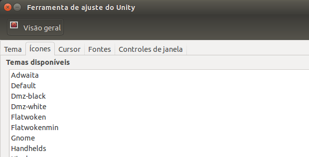 Como mudar o tema e conjunto de ícones padrão do Ubuntu