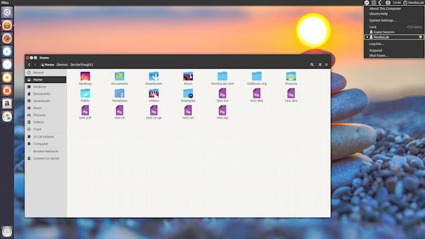 Instalando o tema BorderLine no Ubuntu