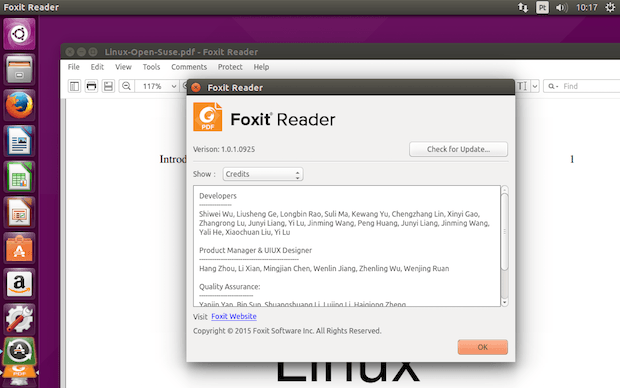 Como instalar o leitor de PDF Foxit Reader no Linux